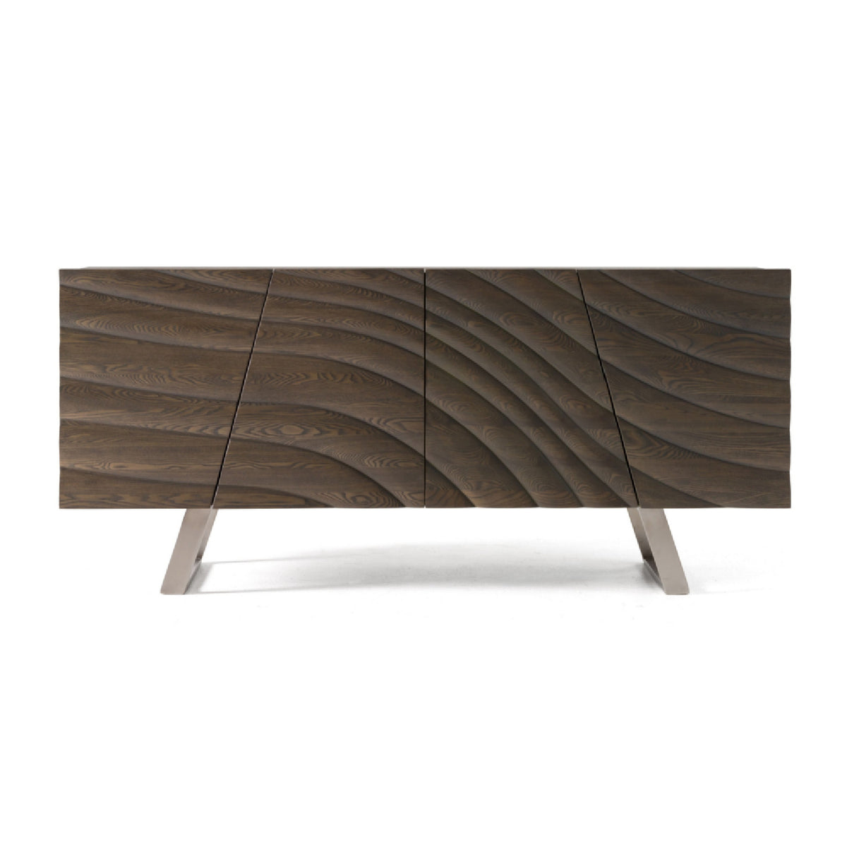 Wave Patterned Ash Sideboard | OROA Modern Finley