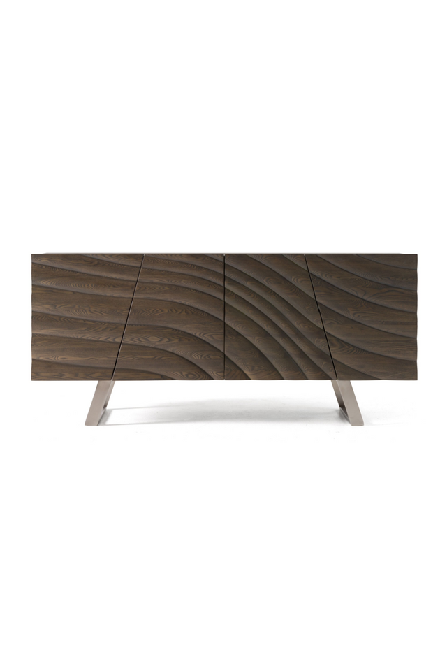 Wave Patterned Ash Sideboard | OROA Modern Finley | Oroa.com
