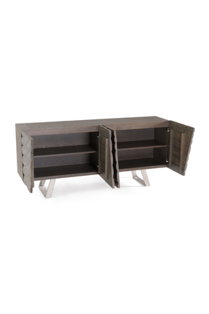 Wave Patterned Ash Sideboard | OROA Modern Finley | Oroa.com