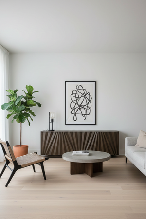 Gray Ash Veneer Sideboard | OROA Modern Byer