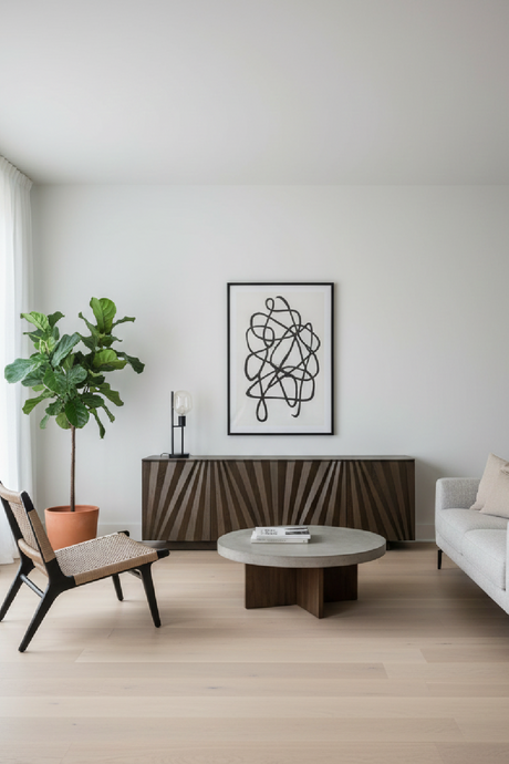 Gray Ash Veneer Sideboard | OROA Modern Byer