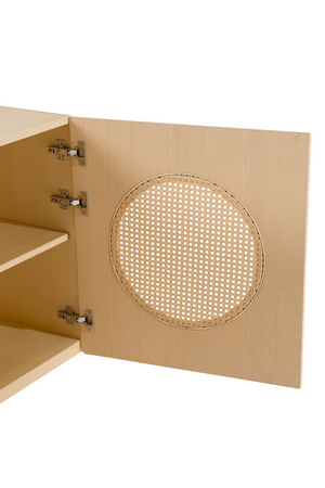 Natural Ash Rattan Sideboard | OROA Modern Osaka | Oroa.com