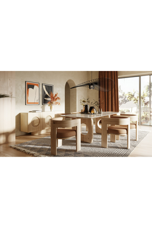 Natural Ash Rattan Sideboard | OROA Modern Osaka | Oroa.com