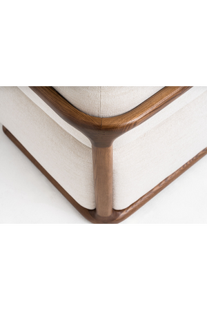 White Fabric Sectional Sofa | OROA Modern Simone | Oroa.com