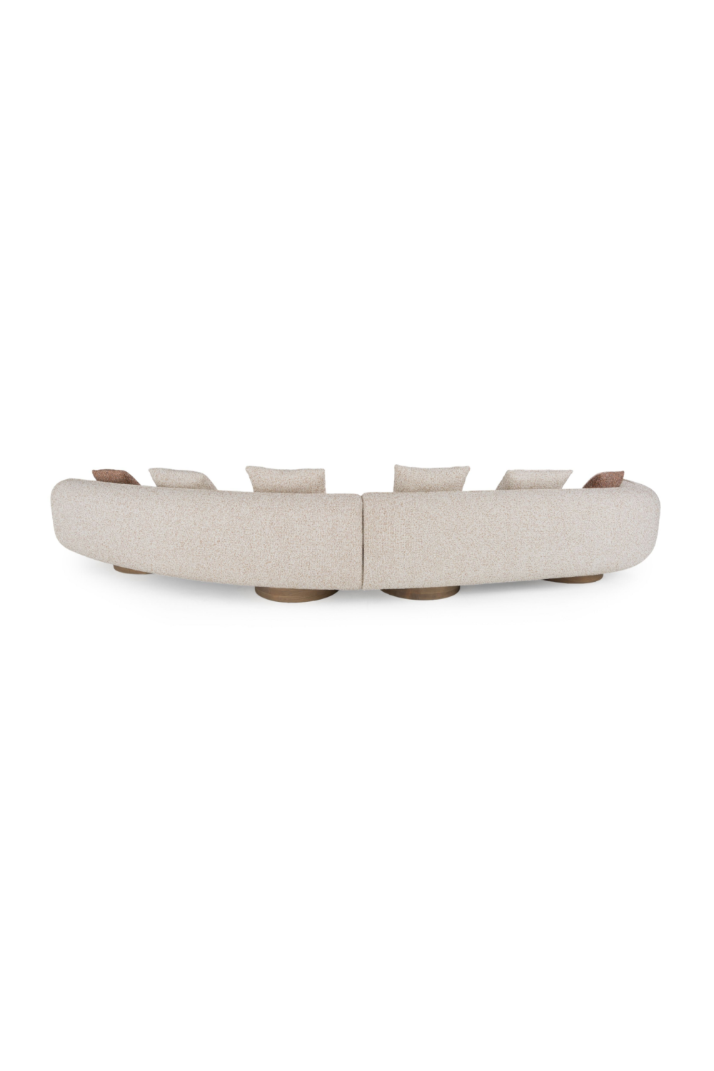   Multicolored Boucle Sectional Sofa | Oroa.com