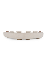 Multicolored Boucle Sectional Sofa | OROA Modern Raywood | Oroa.com