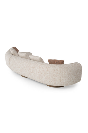   Multicolored Boucle Sectional Sofa | Oroa.com