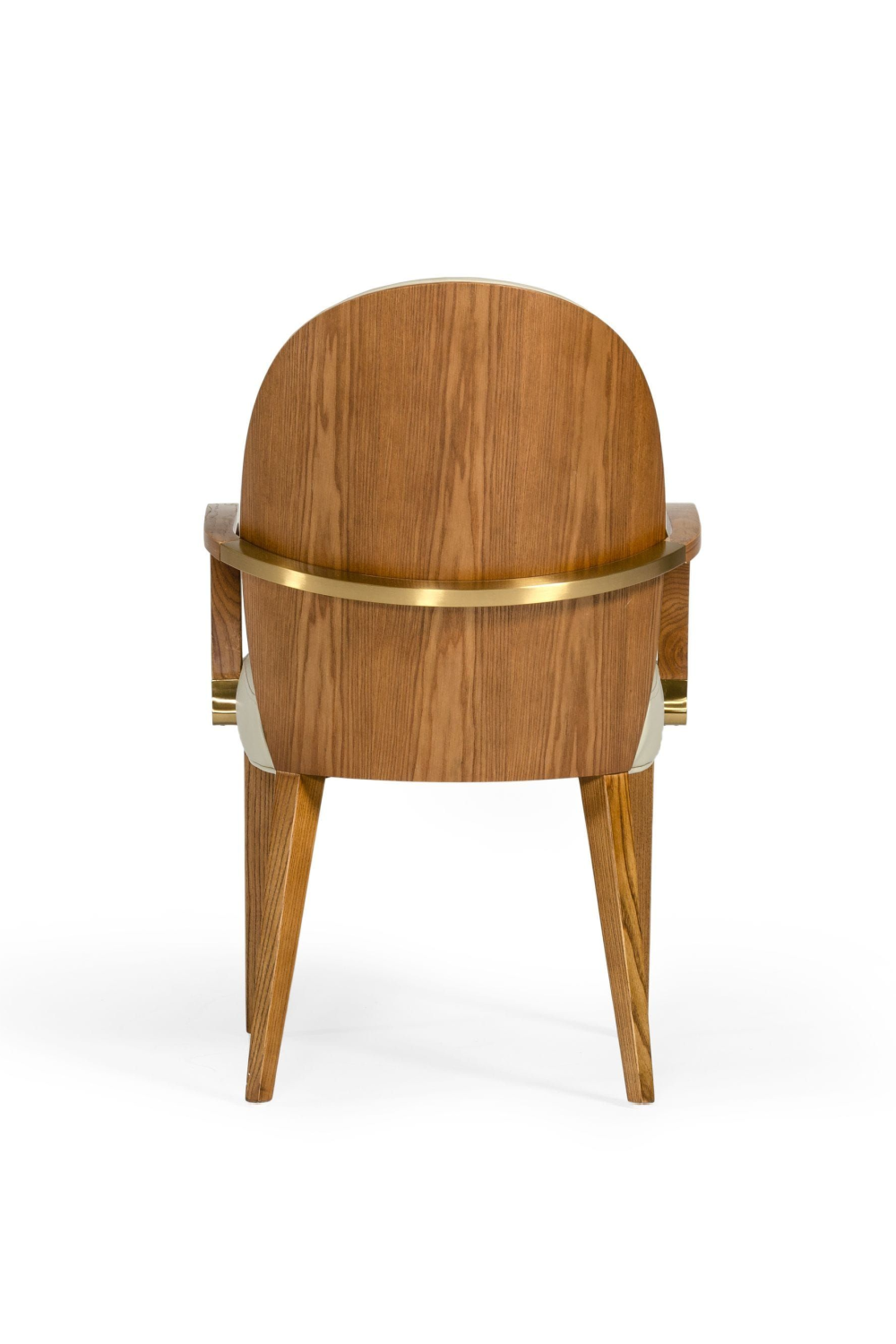 Taupe Leatherette Dining Armchair | OROA Modern Rexford | Oroa.com