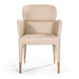 Modern European furniture - Vegan Leather Dining Chair - www.oroa.com