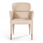 Modern European furniture - Vegan Leather Dining Chair - www.oroa.com