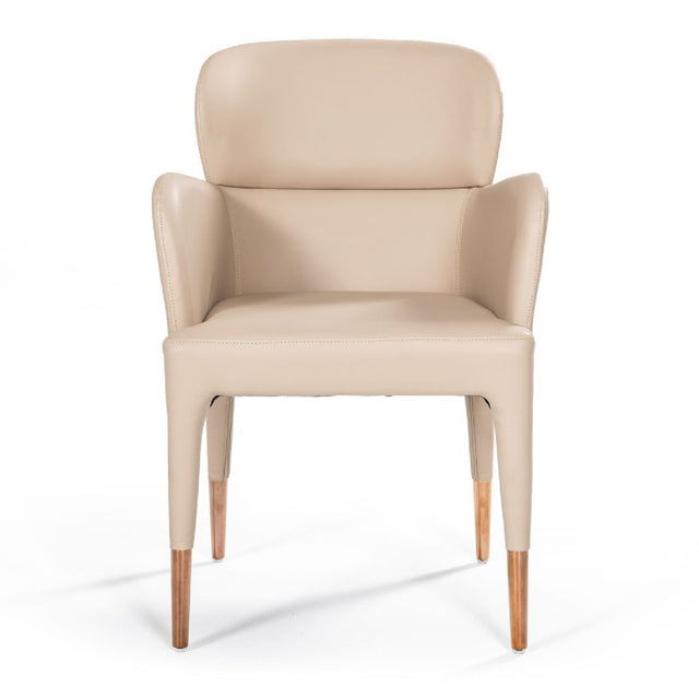 Modern European furniture - Vegan Leather Dining Chair - www.oroa.com