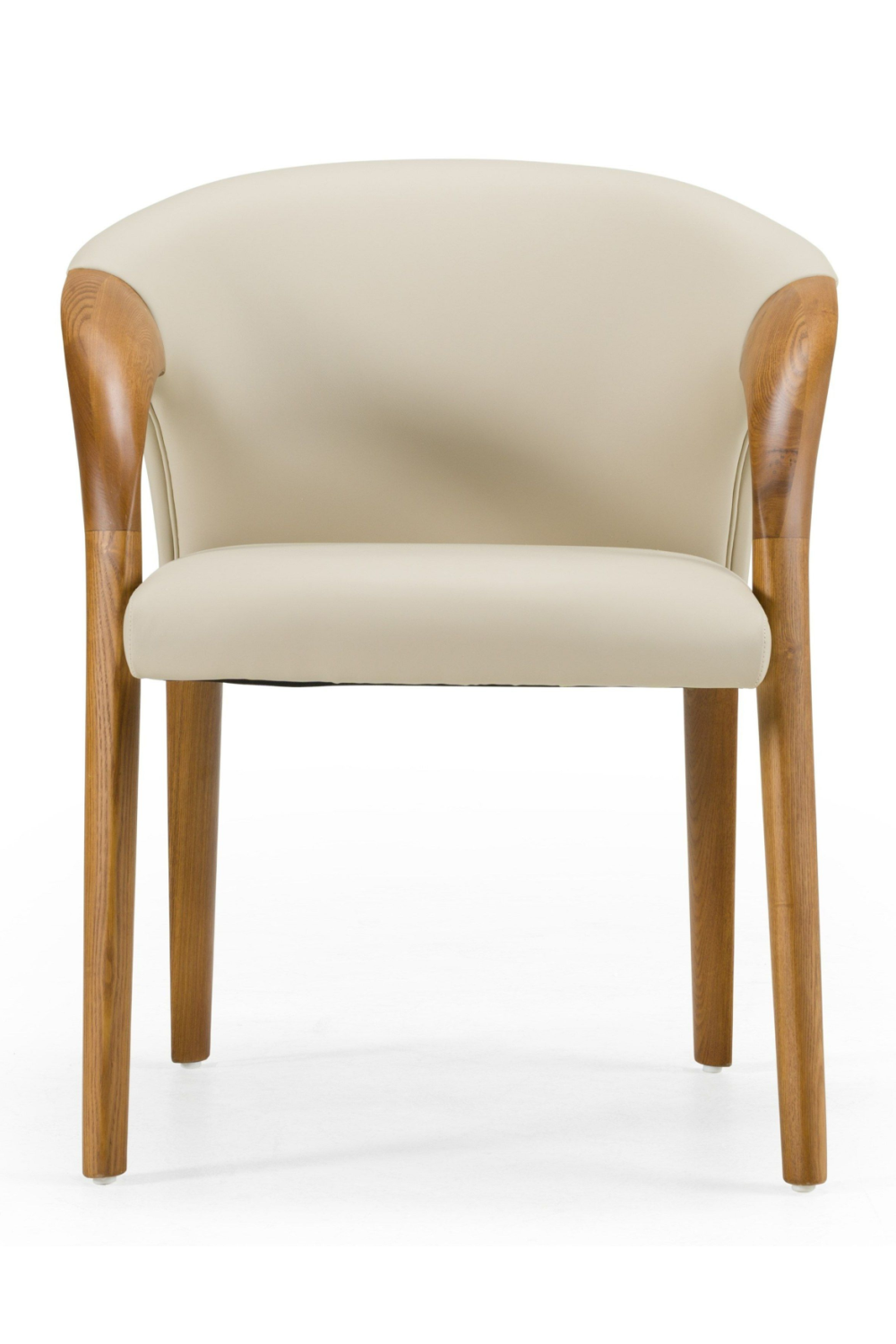 Light Gray Leather Dining Chair | OROA Modern Wynetta | Oroa.com