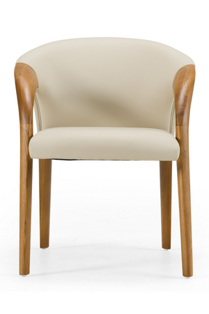 Light Gray Leather Dining Chair | OROA Modern Wynetta | Oroa.com