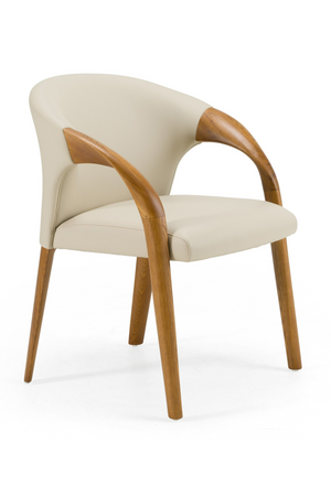 Light Gray Leather Dining Chair | OROA Modern Wynetta | Oroa.com