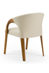 Light Gray Leather Dining Chair | OROA Modern Wynetta | Oroa.com