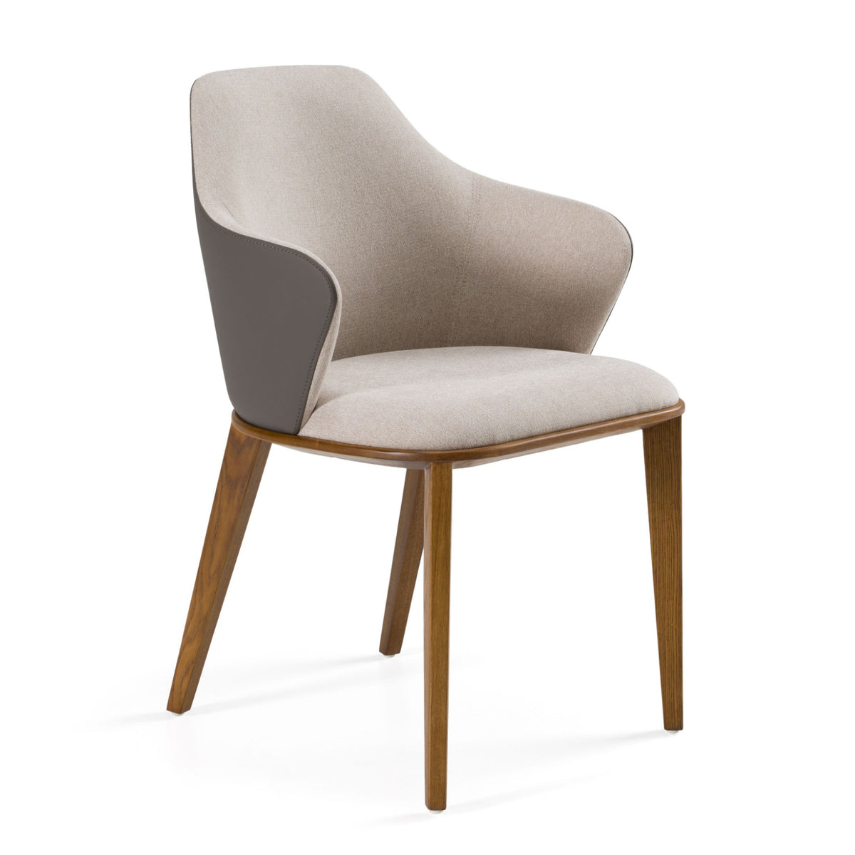 Beige & Gray Dining Chair | OROA Modern Megan