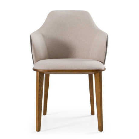 Beige & Gray Dining Chair | OROA Modern Megan