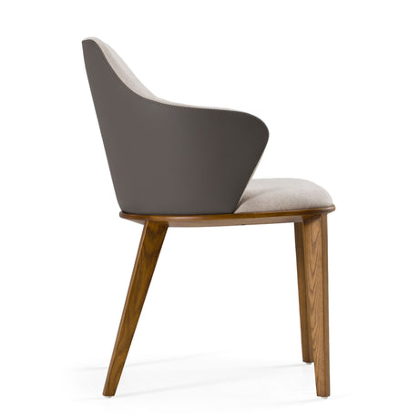 Beige & Gray Dining Chair | OROA Modern Megan
