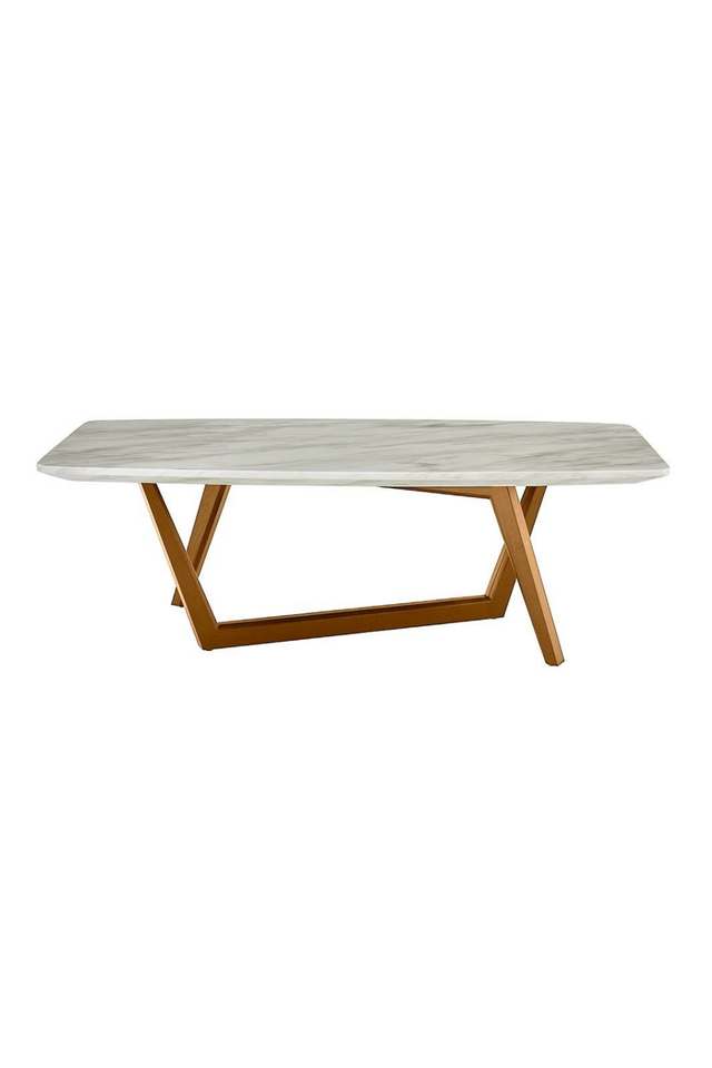 White Ceramic Coffee Table | OROA Modern James | Oroa.com