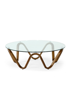 Glass Round Coffee Table | OROA Modern Lassen | Oroa.com