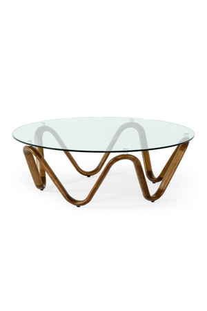 Glass Round Coffee Table | OROA Modern Lassen | Oroa.com