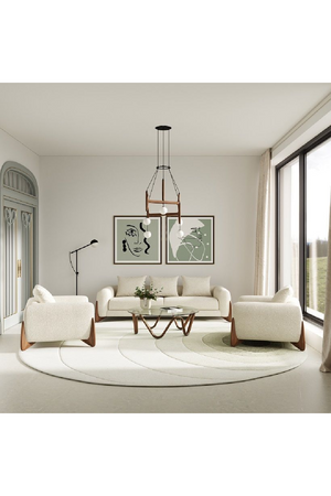 Glass Round Coffee Table | OROA Modern Lassen | Oroa.com