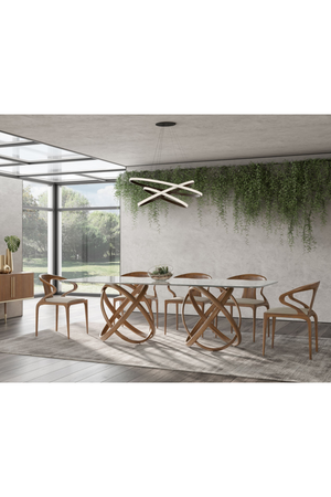 Spherical Base Dining Table | OROA Modern Mason | Oroa.com