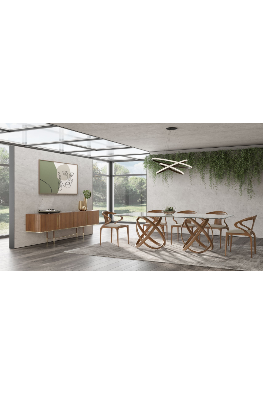 Spherical Base Dining Table | OROA Modern Mason | Oroa.com