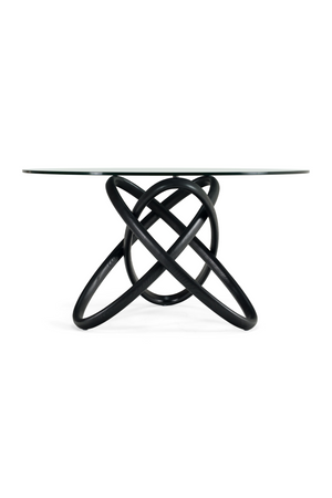 Intertwined Black Base Dining Table | OROA Modern Mason | Oroa.com