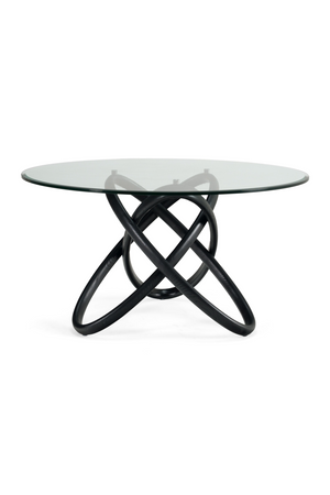 Intertwined Black Base Dining Table | OROA Modern Mason | Oroa.com