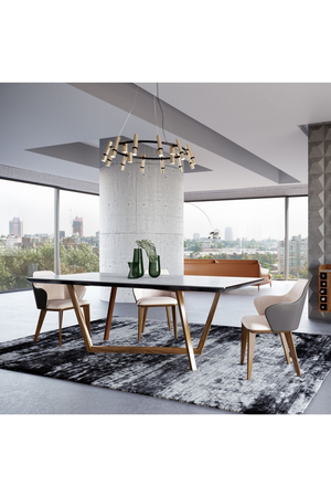 White Marble Top Dining Table | OROA Modern James | Oroa.com