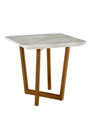 White Ceramic End Table | OROA Modern James | Oroa.com