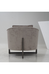 Bronze Cross Base Accent Chair | OROA Modern Forbis | Oroa.com