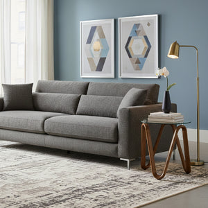   Glass Round End Table | Oroa.com