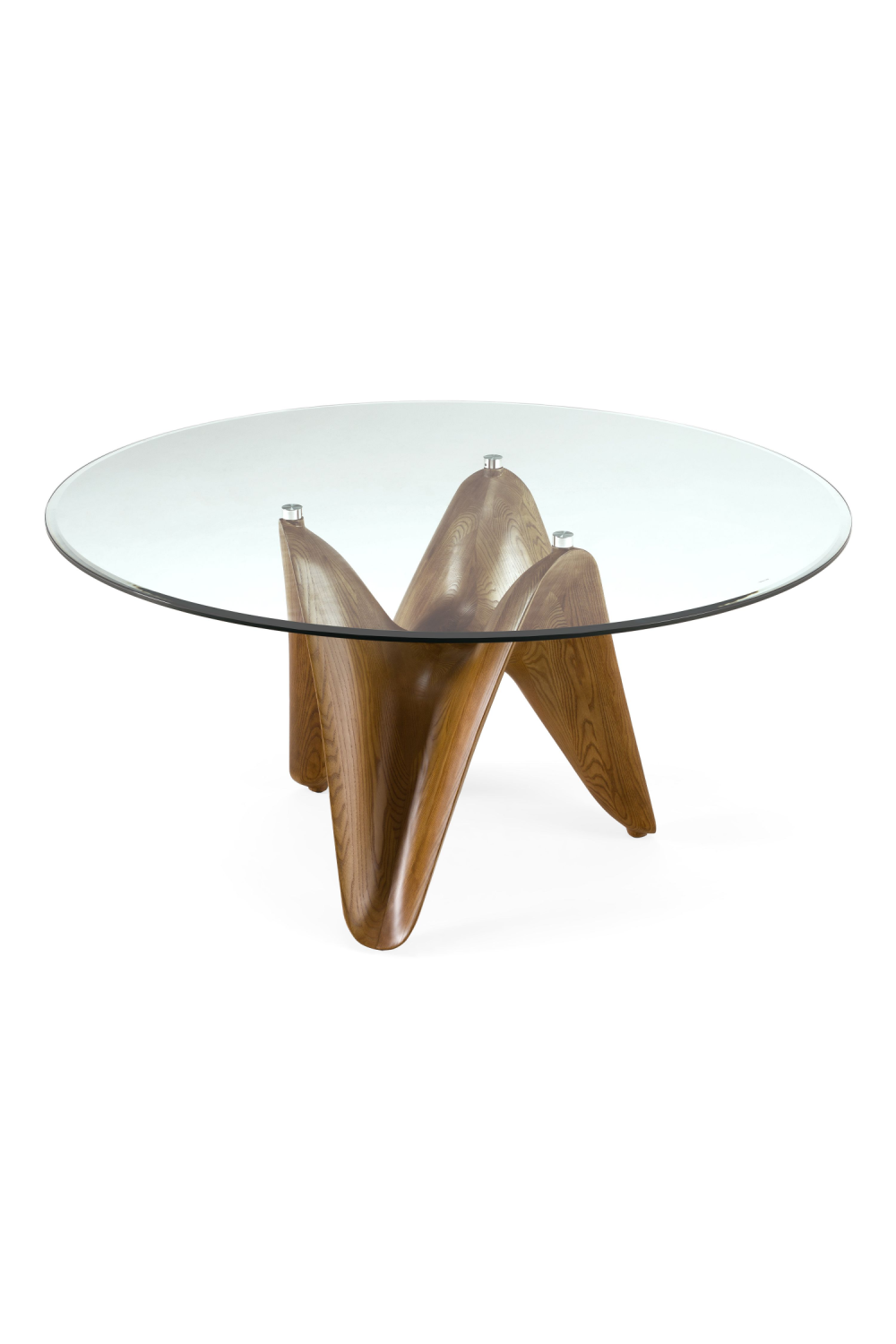 Round Tempered Glass Dining Table | OROA Modern Seguin | Oroa.com