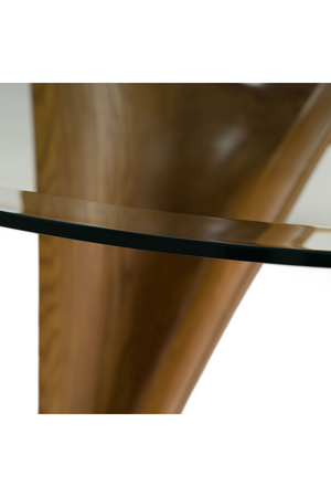 Round Tempered Glass Dining Table | OROA Modern Seguin | Oroa.com