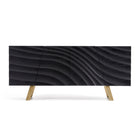 Wave Patterned Ash Sideboard | OROA Modern Finley