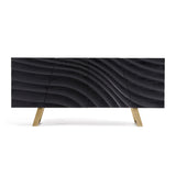 Wave Patterned Ash Sideboard | OROA Modern Finley