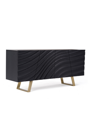 Wave Patterned Ash Sideboard | OROA Modern Finley | Oroa.com