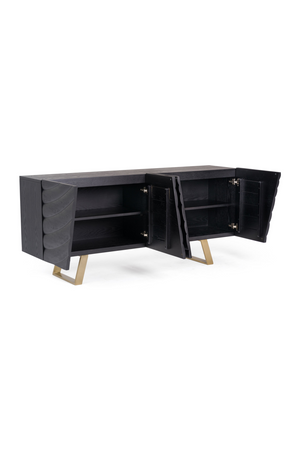 Wave Patterned Ash Sideboard | OROA Modern Finley | Oroa.com