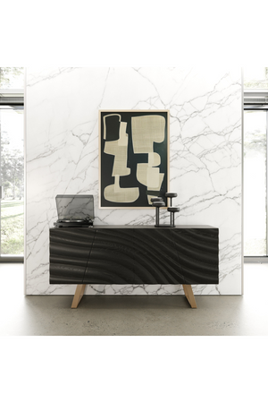 Wave Patterned Ash Sideboard | OROA Modern Finley | Oroa.com