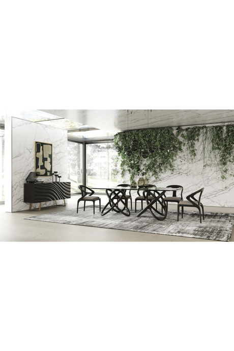 Wave Patterned Ash Sideboard | OROA Modern Finley | Oroa.com