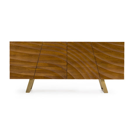 Wave Patterned Ash Sideboard | OROA Modern Finley