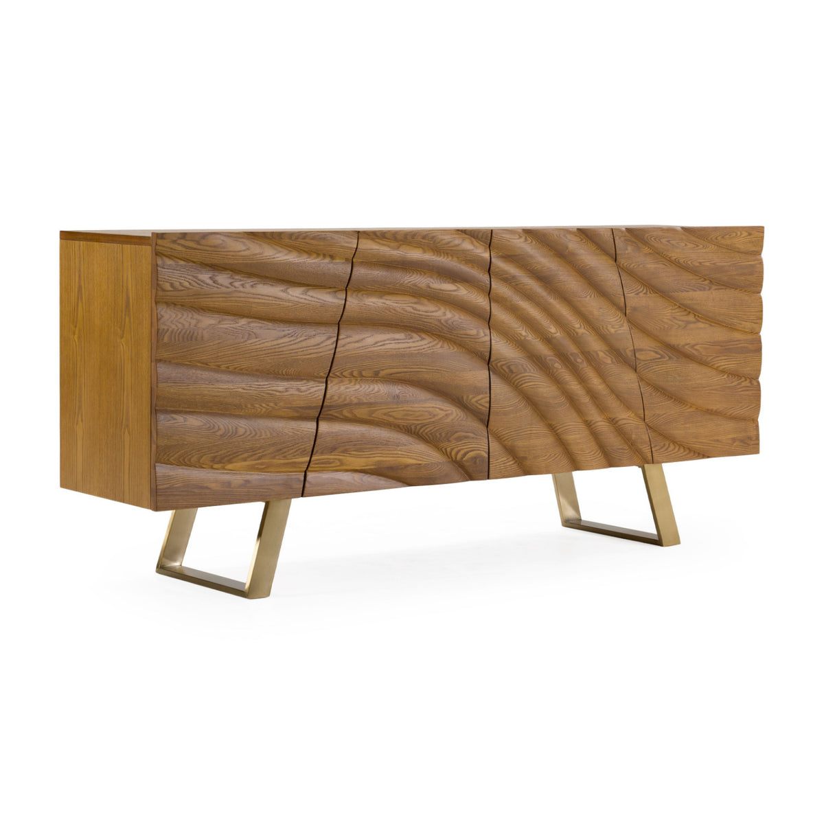 Wave Patterned Ash Sideboard | OROA Modern Finley