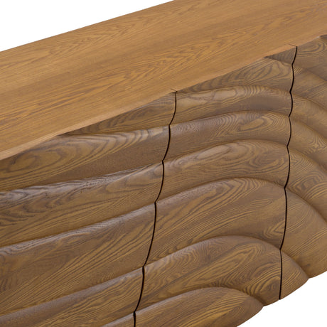 Wave Patterned Ash Sideboard | OROA Modern Finley