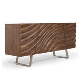 Wave Patterned Ash Sideboard | OROA Modern Finley