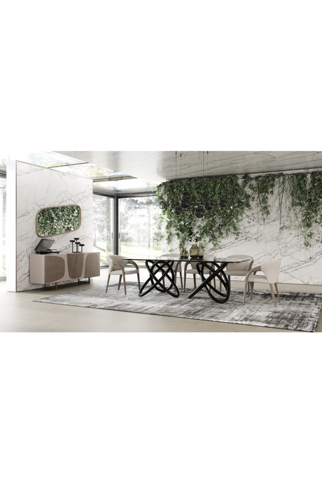 Gray Wooden 3-Door Sideboard | OROA Modern Wynetta | Oroa.com