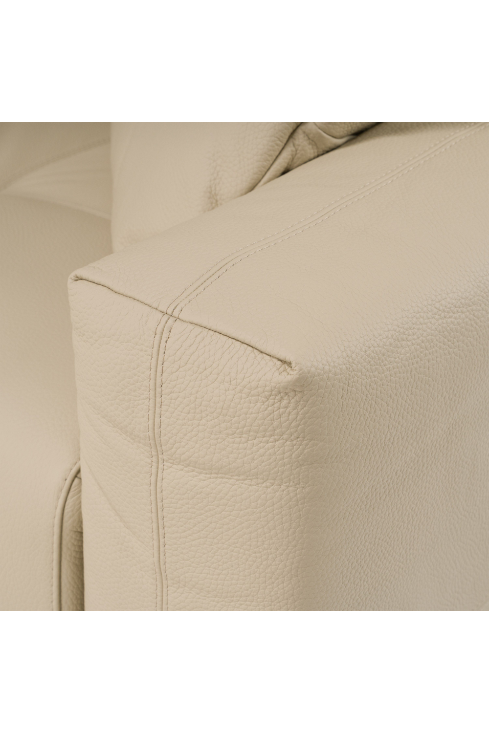 Cream Leather Recliner Sectional Sofa | OROA Modern Nizza | Oroa.com