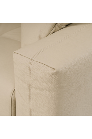 Cream Leather Recliner Sectional Sofa | OROA Modern Nizza | Oroa.com