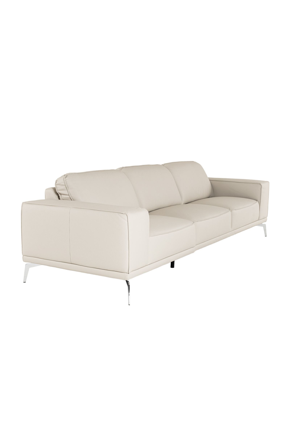 Gray Italian Leather Sofa | OROA Modern Soho | Oroa.com